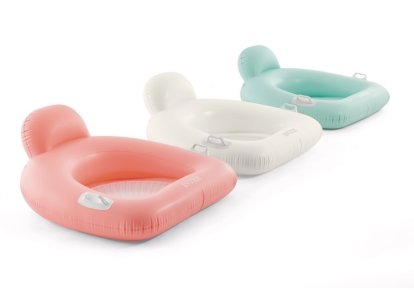 INTEX 56801 Nafukovací křeslo s opěradlem do vody s madly